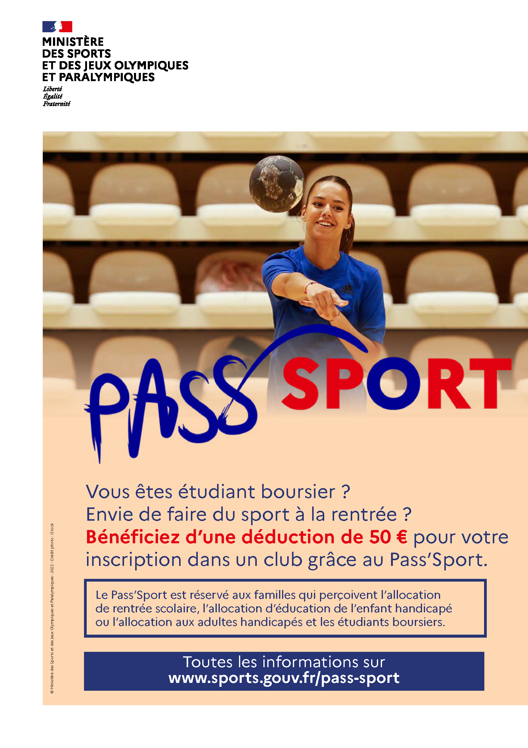 Affiche dispositif Pass'Sport 2023