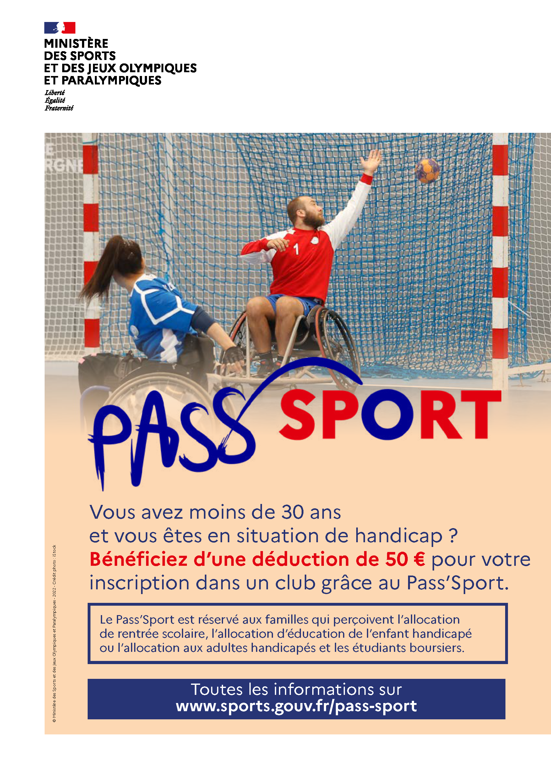 Affiche dispositif Pass'Sport 2023
