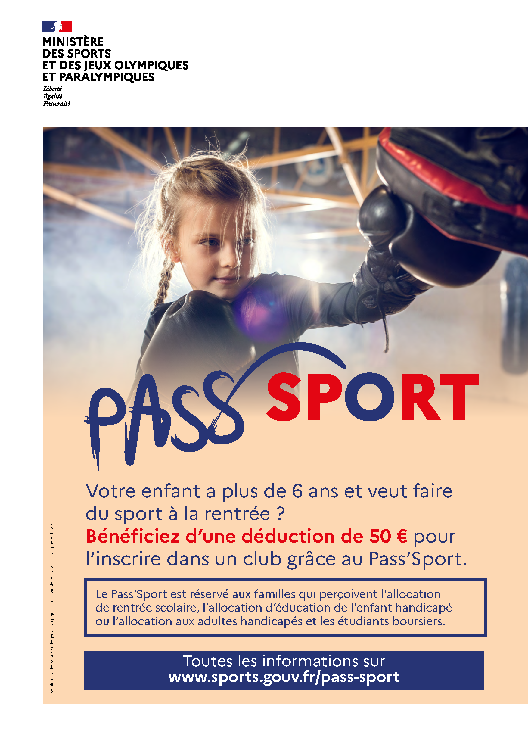Affiche dispositif Pass'Sport 2023