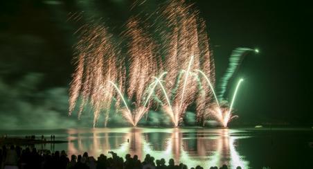 eu d'Artifice Spectacle Pyrotechnique Parc du Golfe Larmor-Gwened 